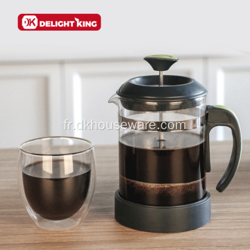 Cafetière en verre Pot à piston à café français